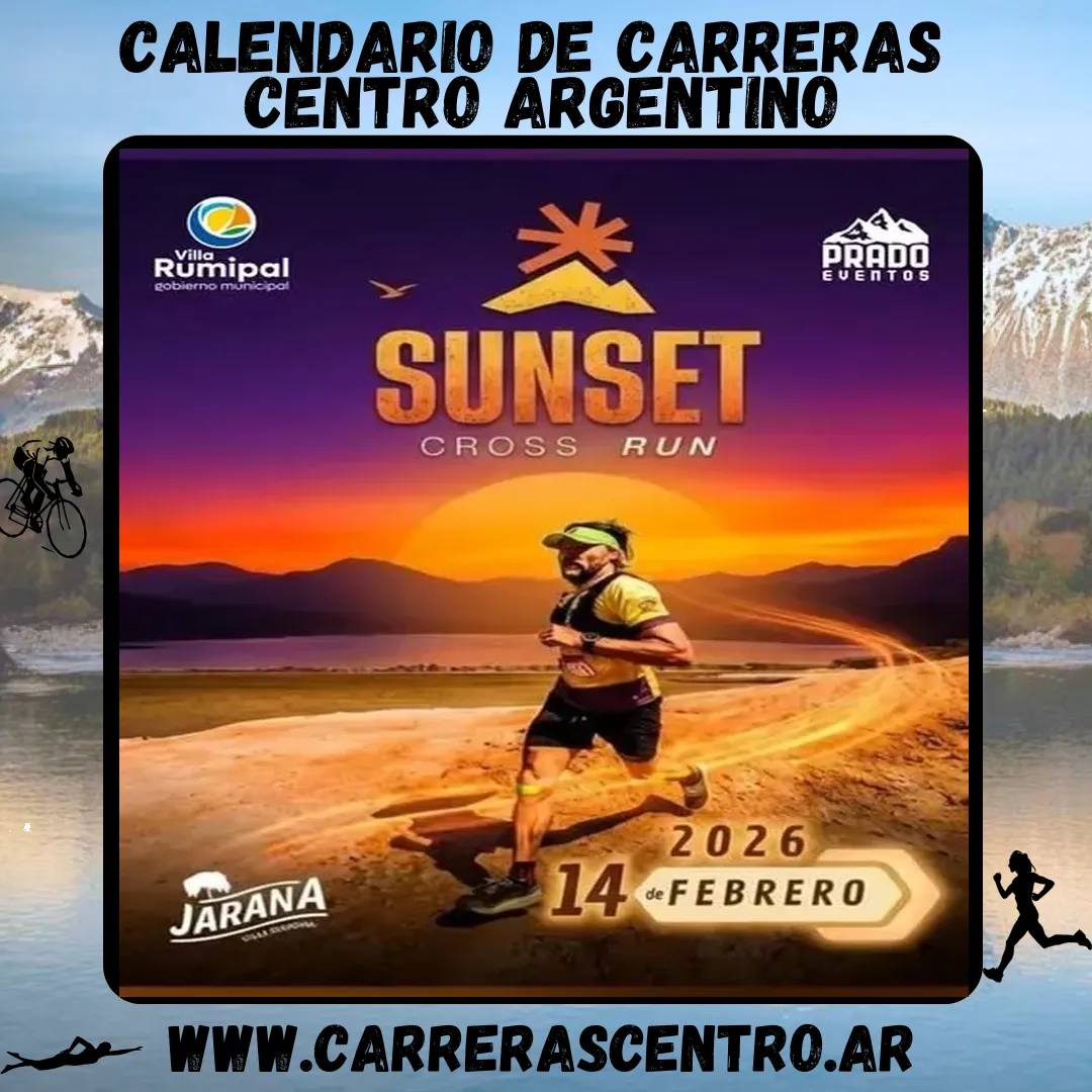Flyer de Sunset Cross Run 2026
