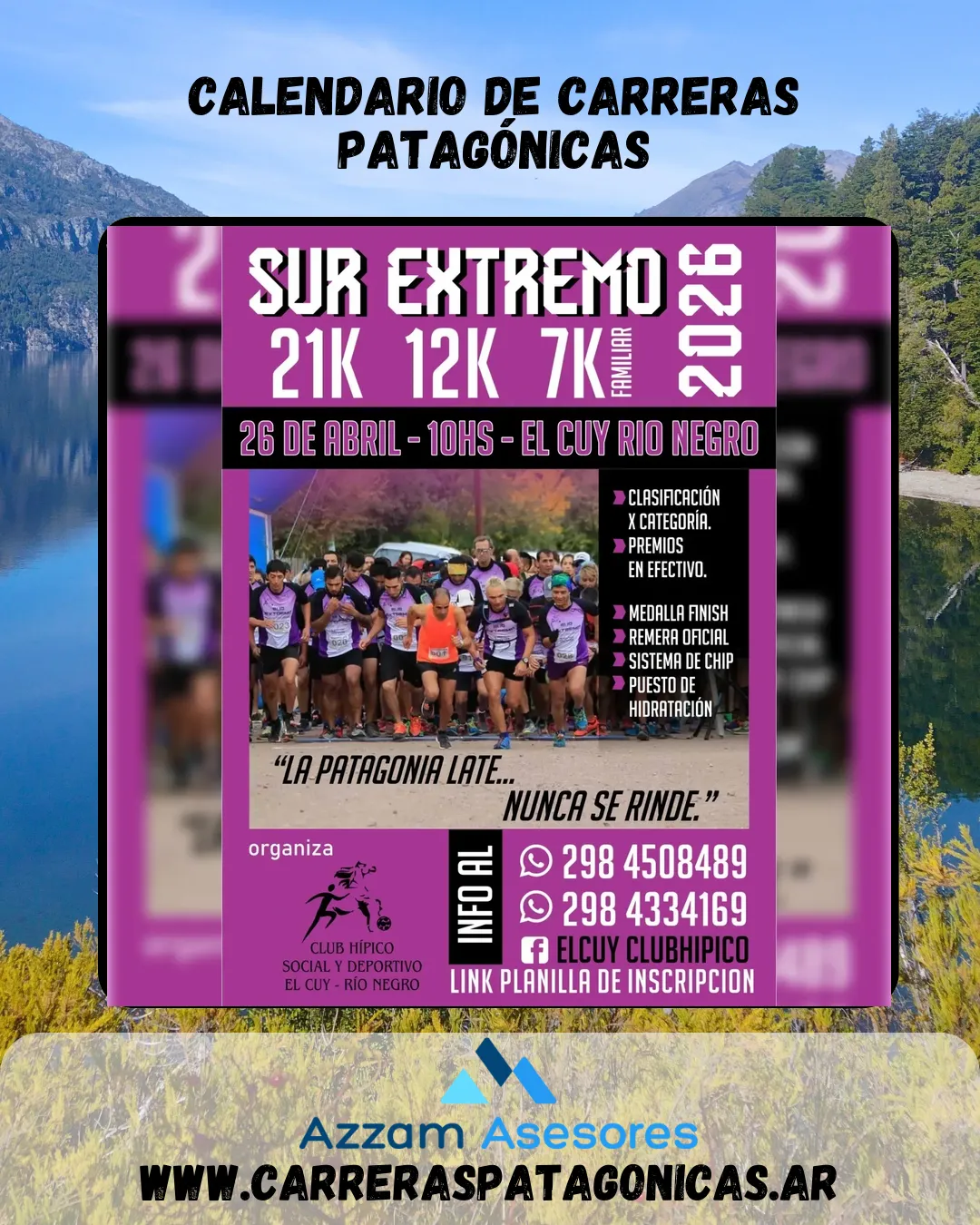 Flyer de Sur Extremo 2026