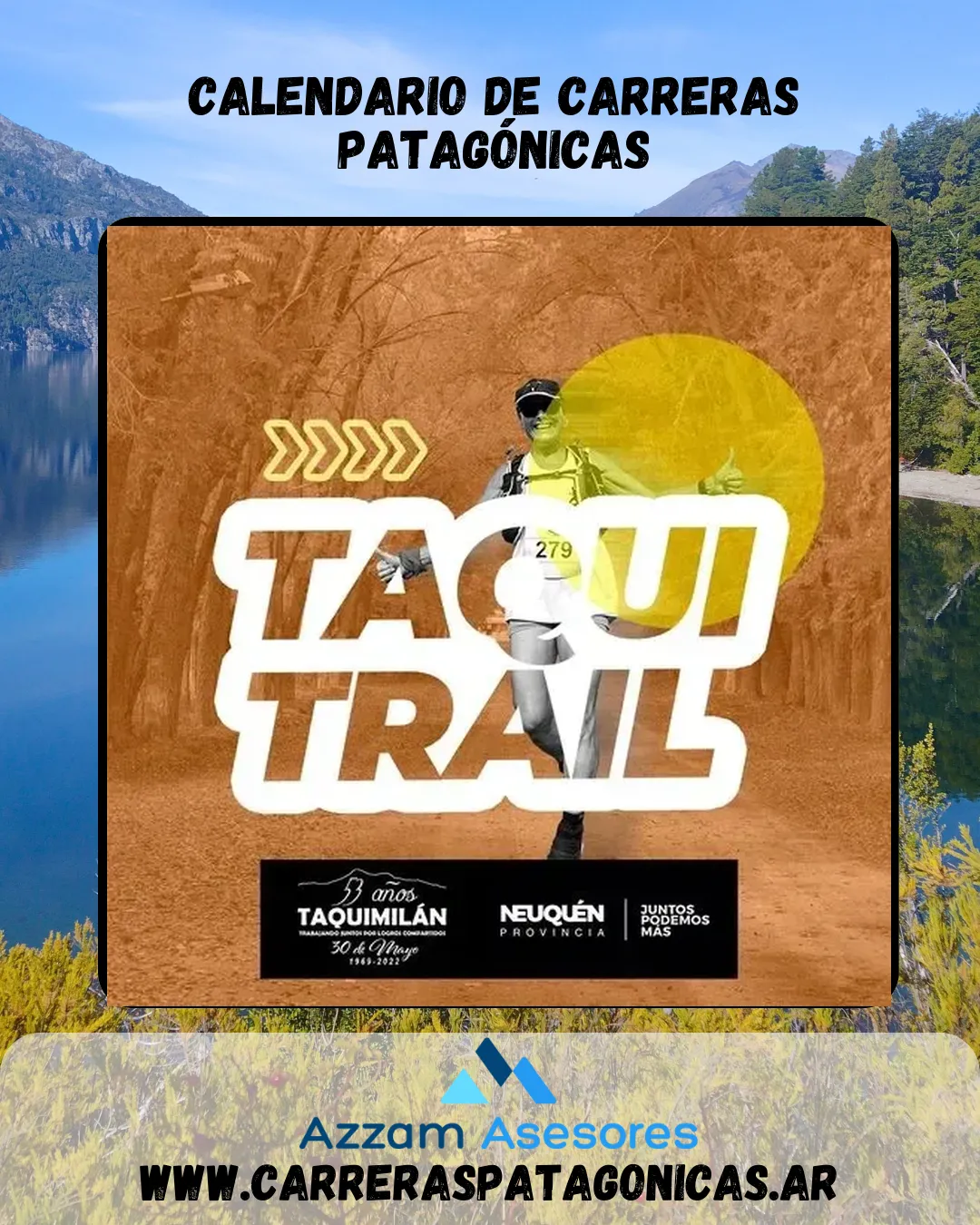 Flyer de Taqui Trail 2022