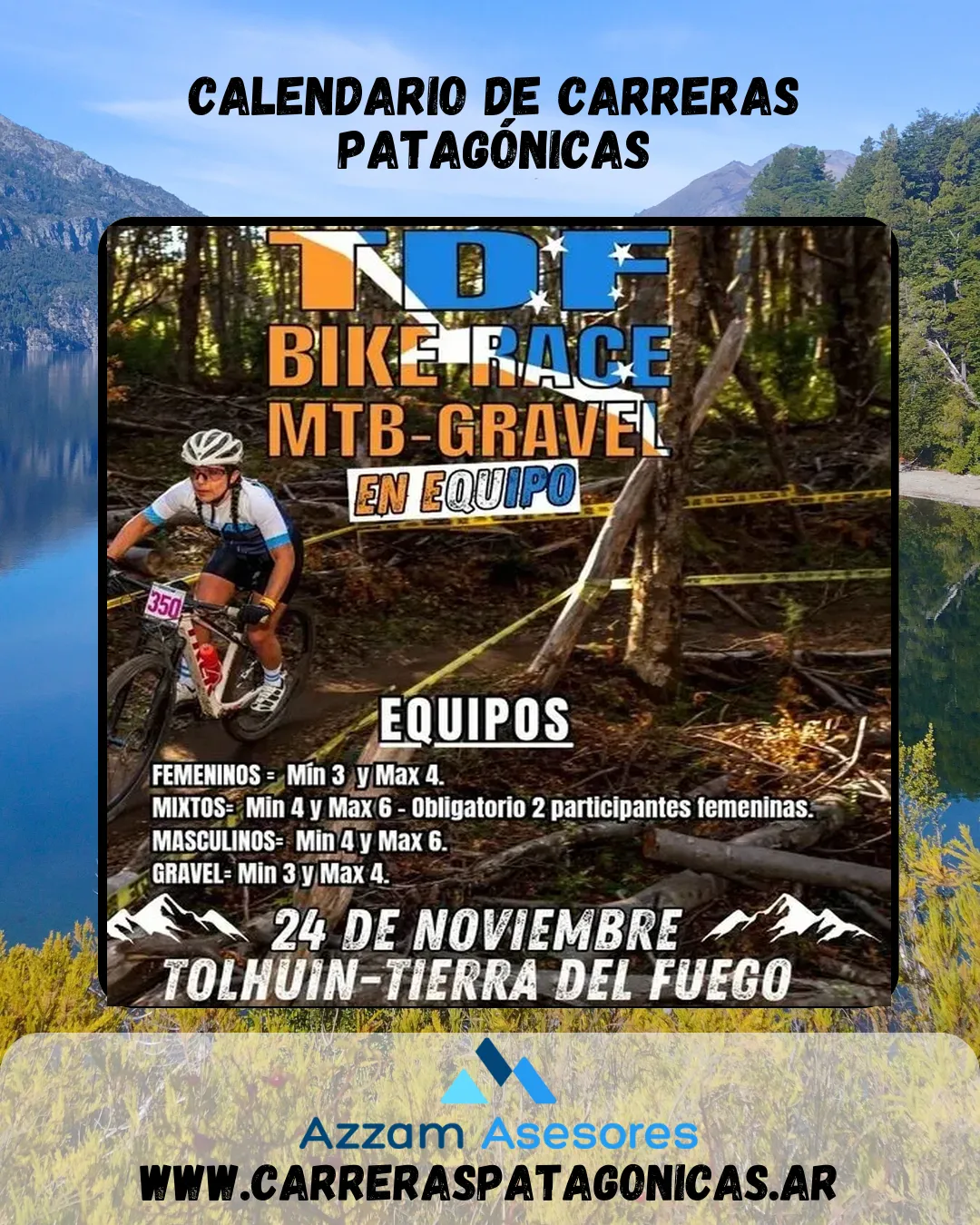 Flyer de TDF Bike Race 2024