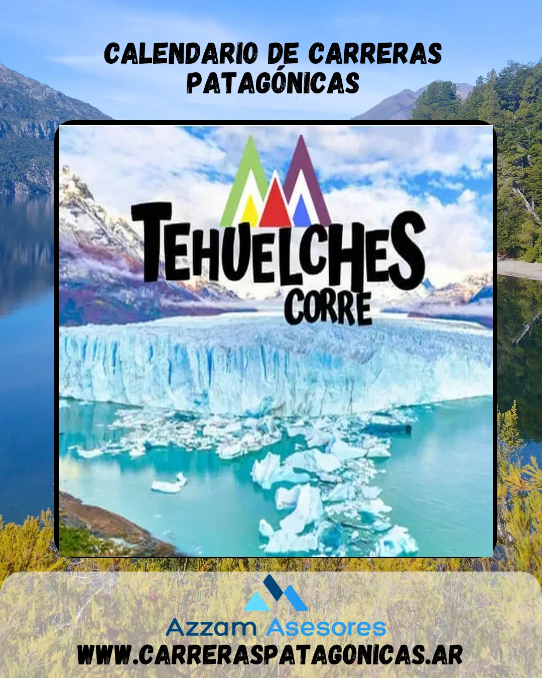 Flyer de TEHUELCHES CORRE 2022