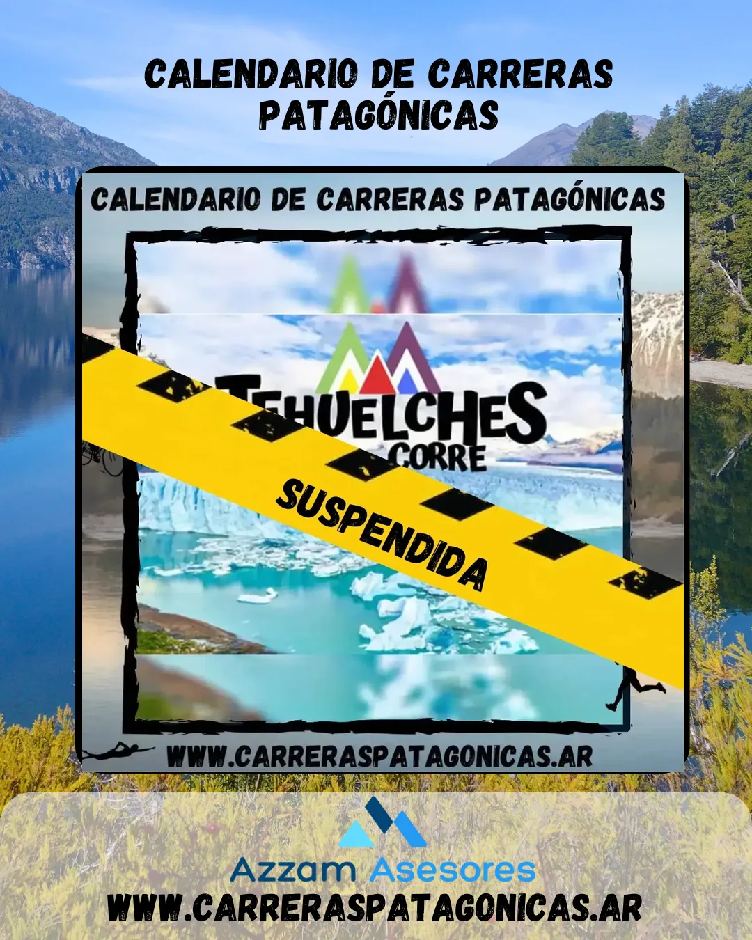 Flyer de TEHUELCHES CORRE 2023