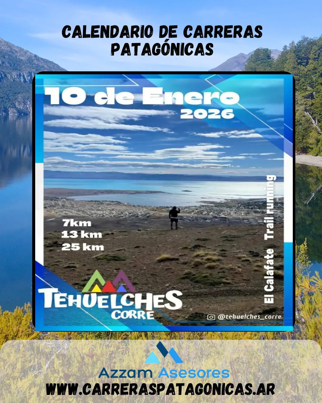 Flyer de TEHUELCHES CORRE 2026