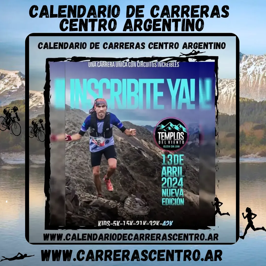 Flyer de Templos del Viento 2024
