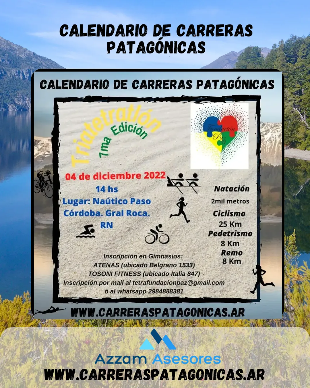 Flyer de Tetra Fundación Paz 2022