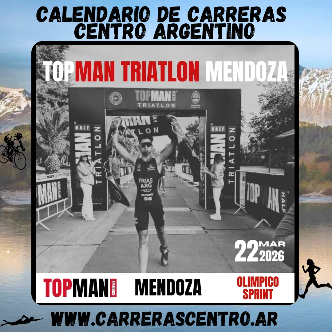 Flyer de Topman Triatlón Mendoza 2026