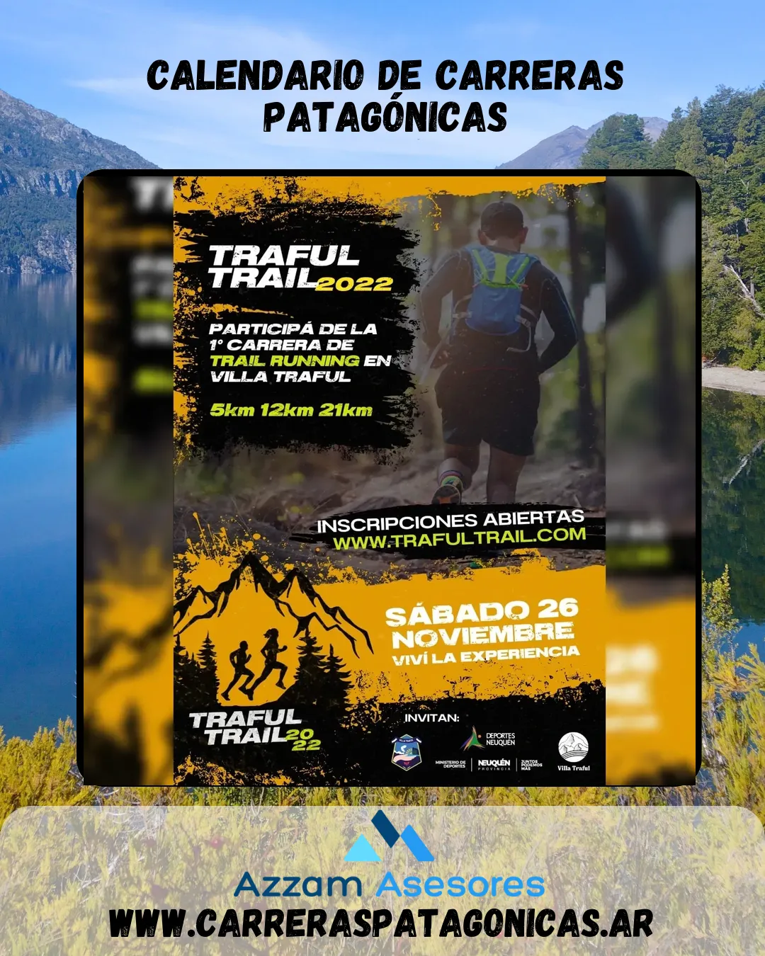 Flyer de Traful Trail 2022