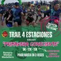 Flyer de Trail 4 Estaciones – Primavera 2025