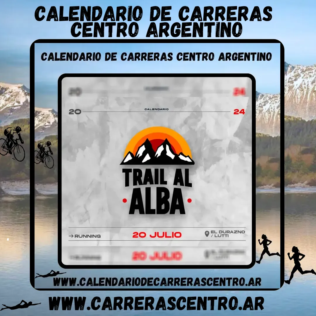 Flyer de Trail al Alba 2024