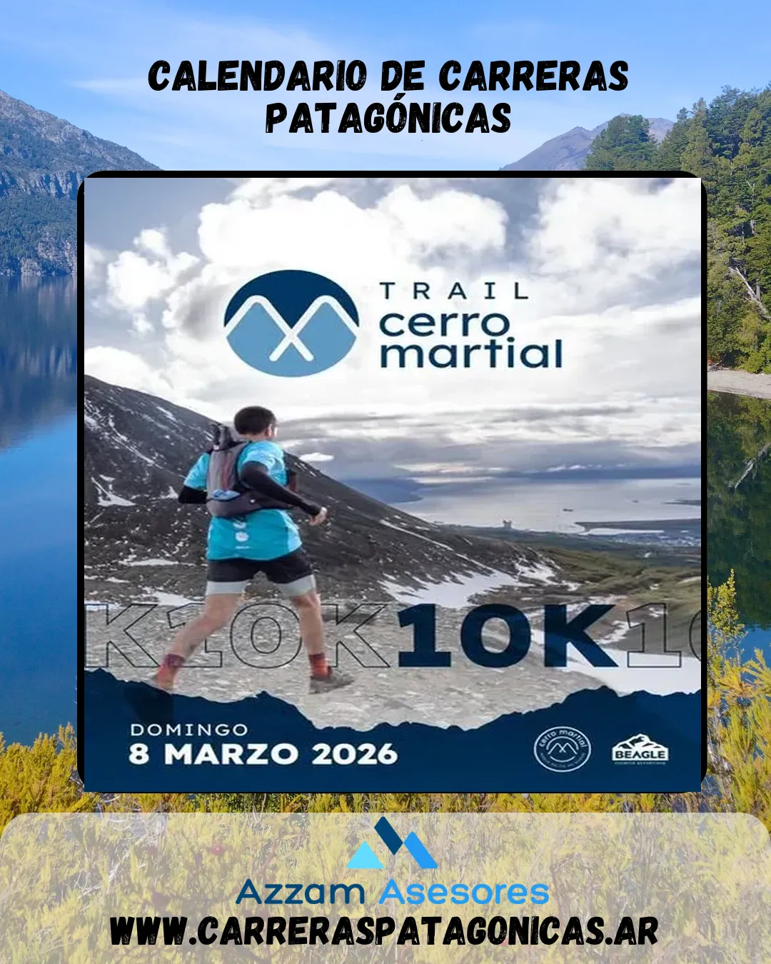 Flyer de Trail Cerro Martial 2026