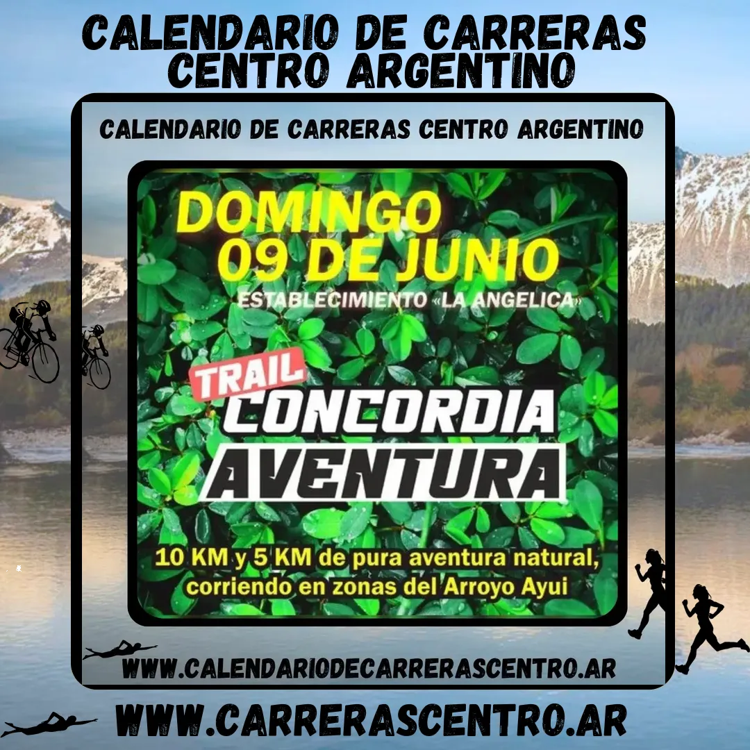 Flyer de Trail Concordia Aventura 2024