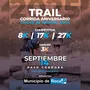 Flyer de Trail Corrida Aniversario de Roca 2025