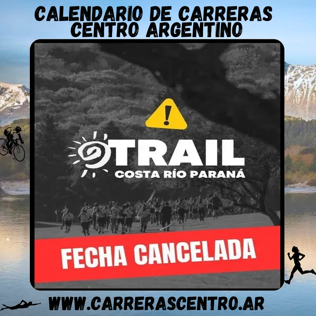 Flyer de Trail Costa Río Paraná 2025