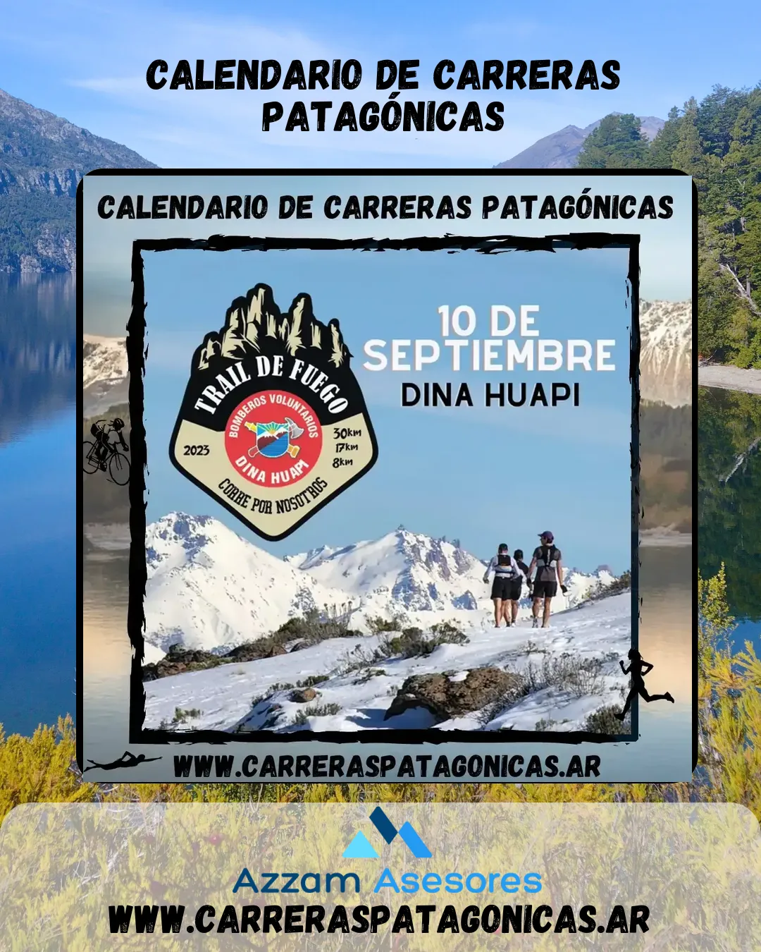 Flyer de Trail de Fuego 2023