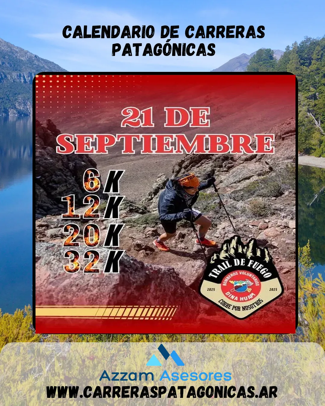 Flyer de Trail de Fuego 2025