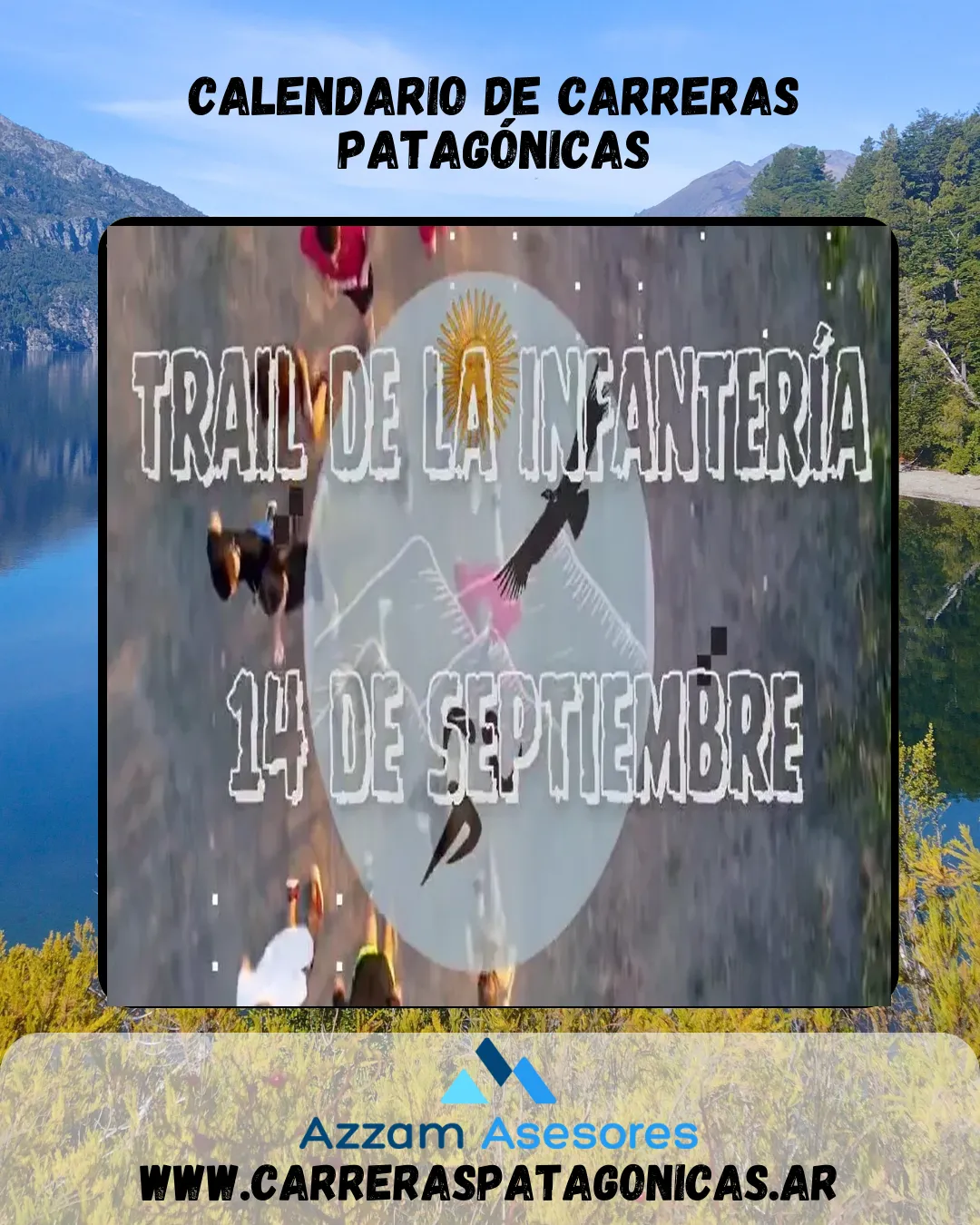 Flyer de Trail de la Infantería 2024