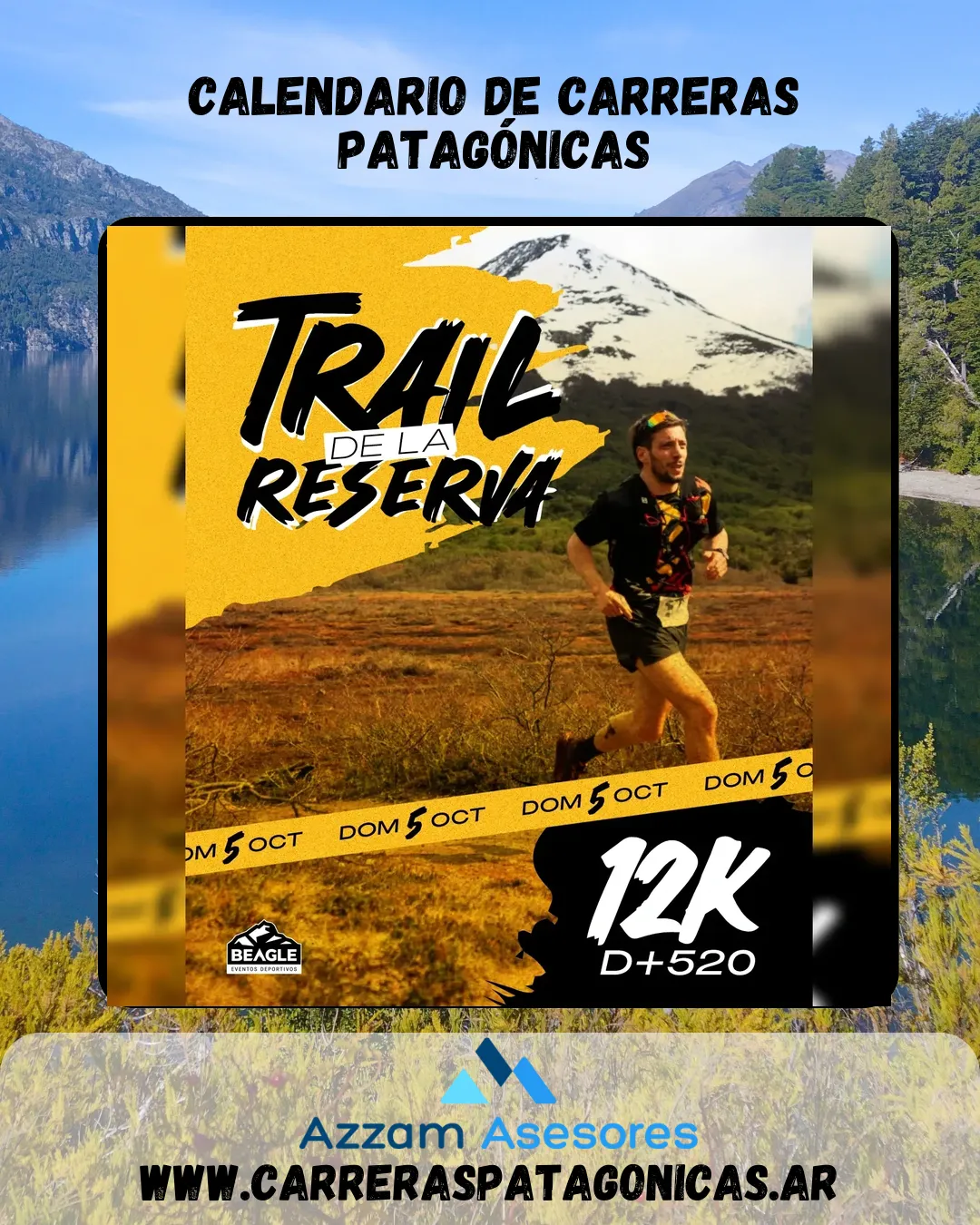Flyer de Trail de la Reserva 2025