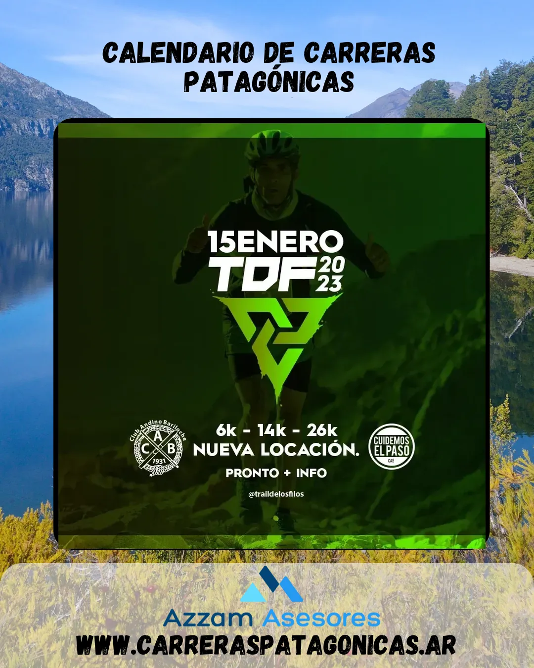 Flyer de Trail de Los Filos 2023