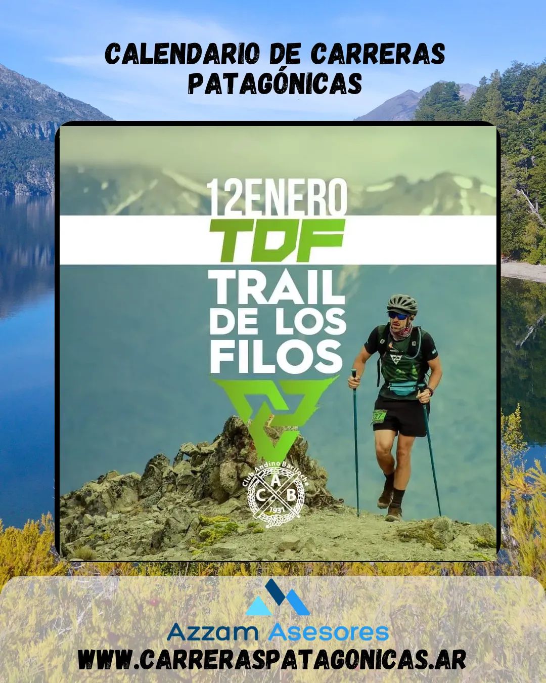 Flyer de Trail de Los Filos 2025