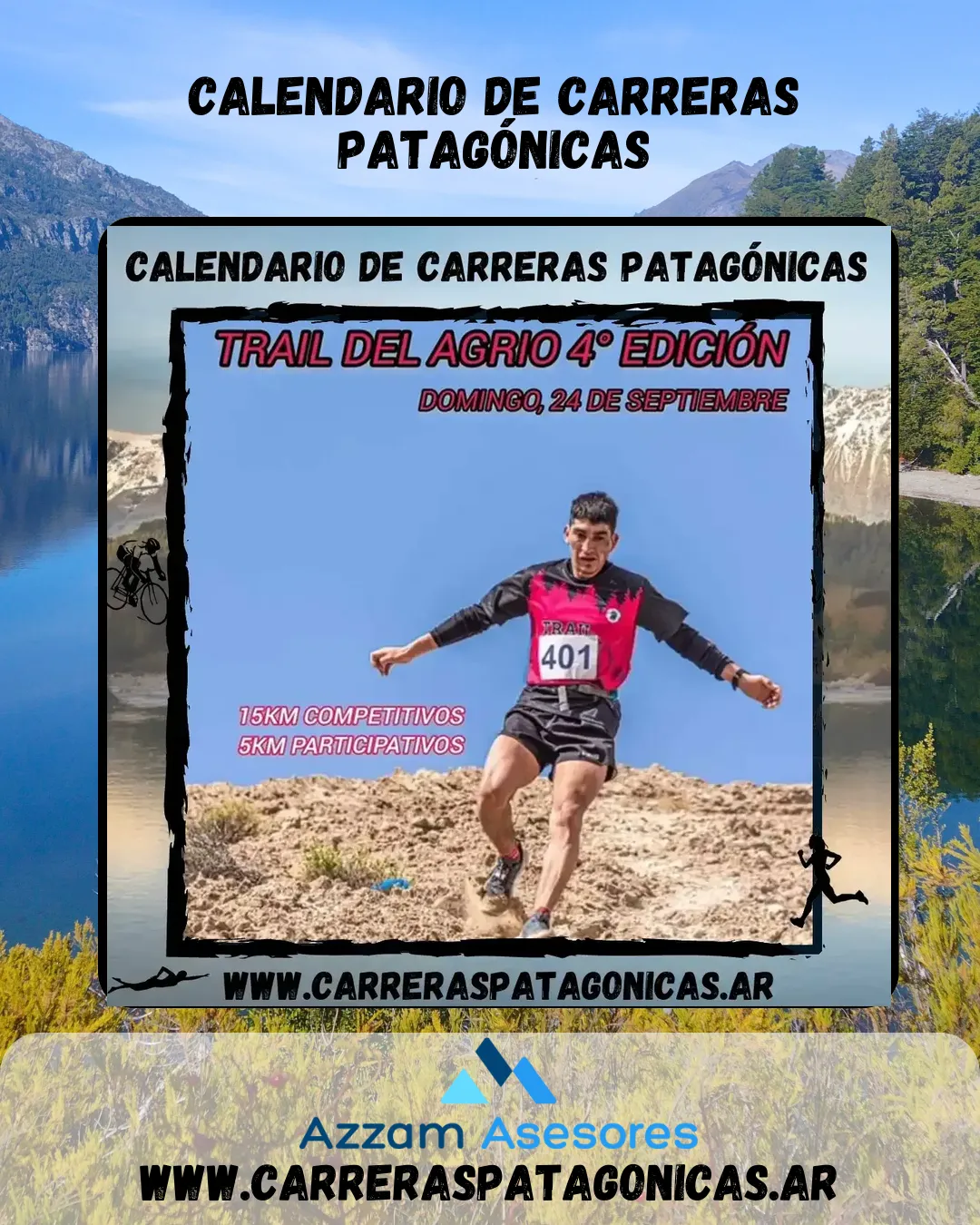 Flyer de TRAIL DEL AGRIO 2023