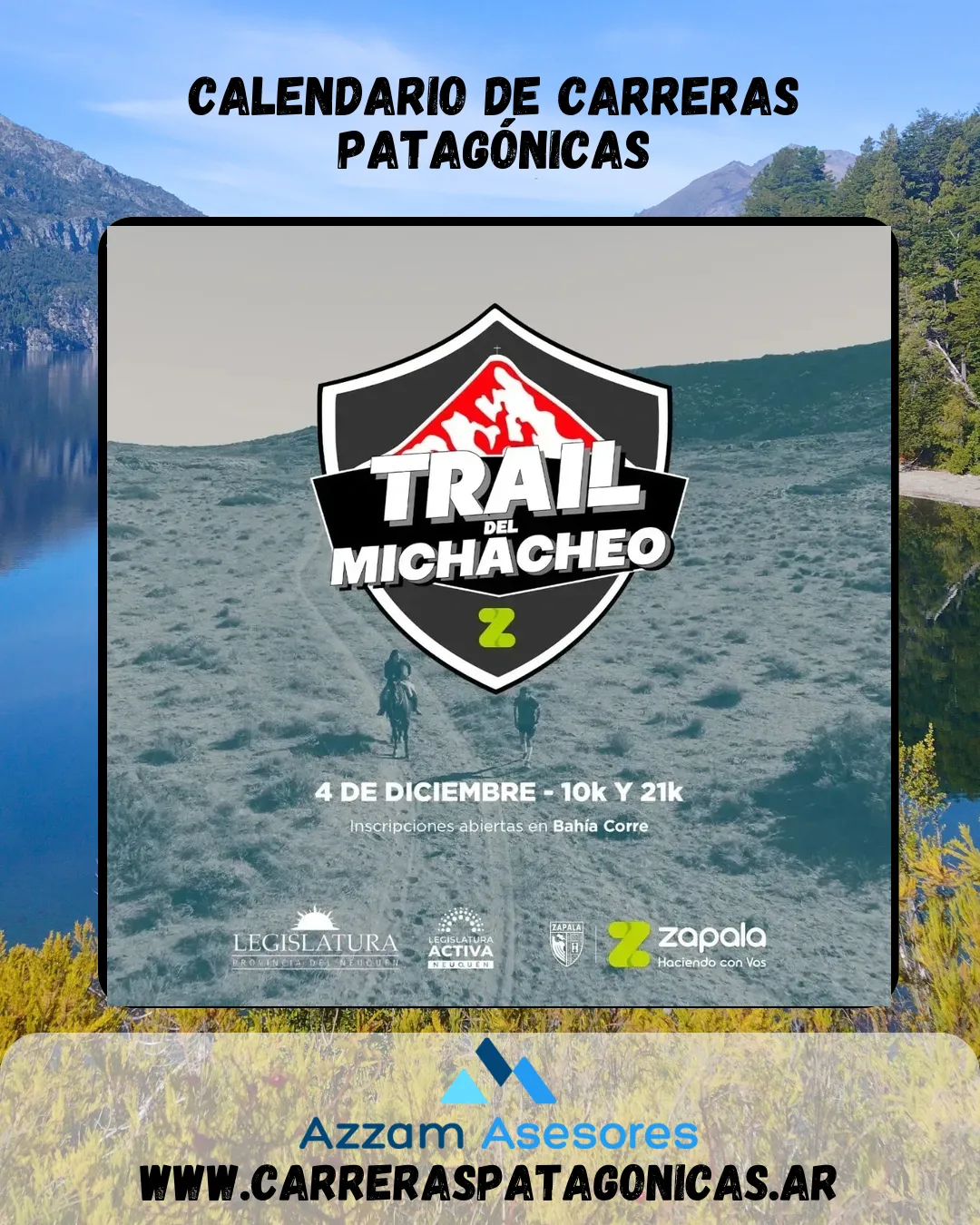 Flyer de Trail del Michacheo 2022