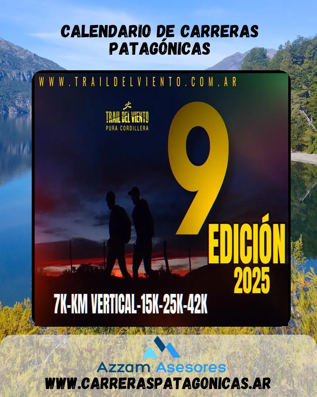 Flyer de TRAIL DEL VIENTO 2025