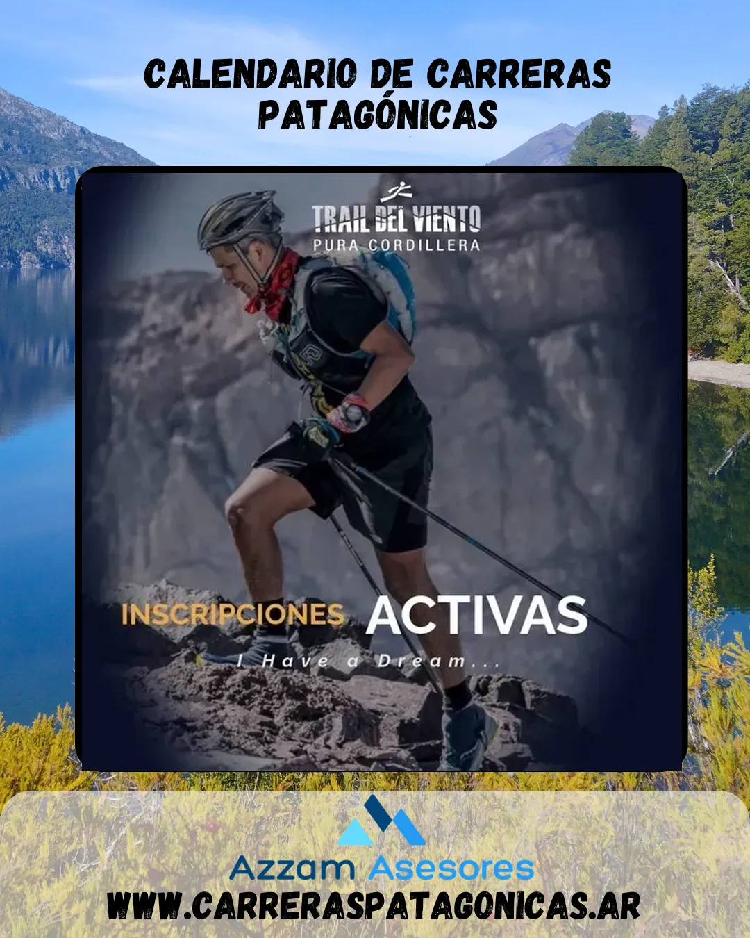 Flyer de TRAIL DEL VIENTO 2026