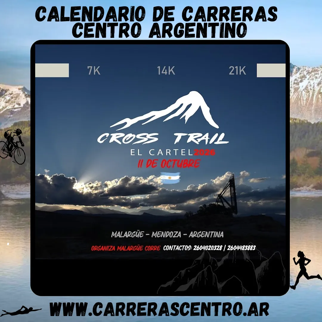 Flyer de Trail El Cartel 2026
