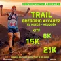 Flyer de Trail Gregorio Álvarez 2025