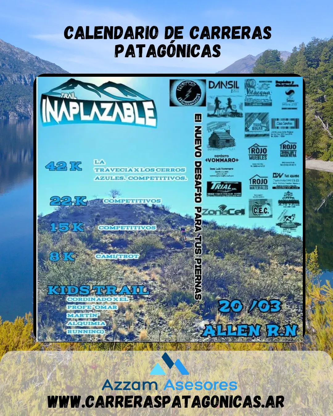 Flyer de TRAIL INAPLAZABLE 2022