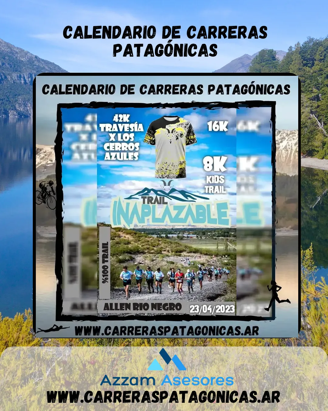 Flyer de TRAIL INAPLAZABLE 2023