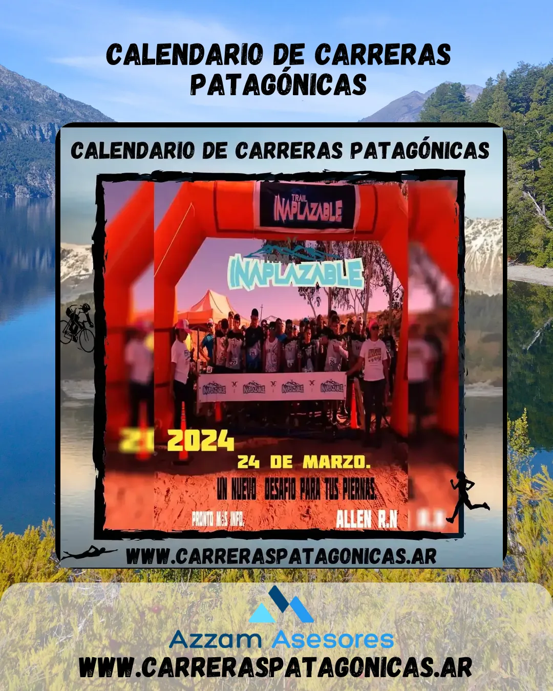 Flyer de TRAIL INAPLAZABLE 2024