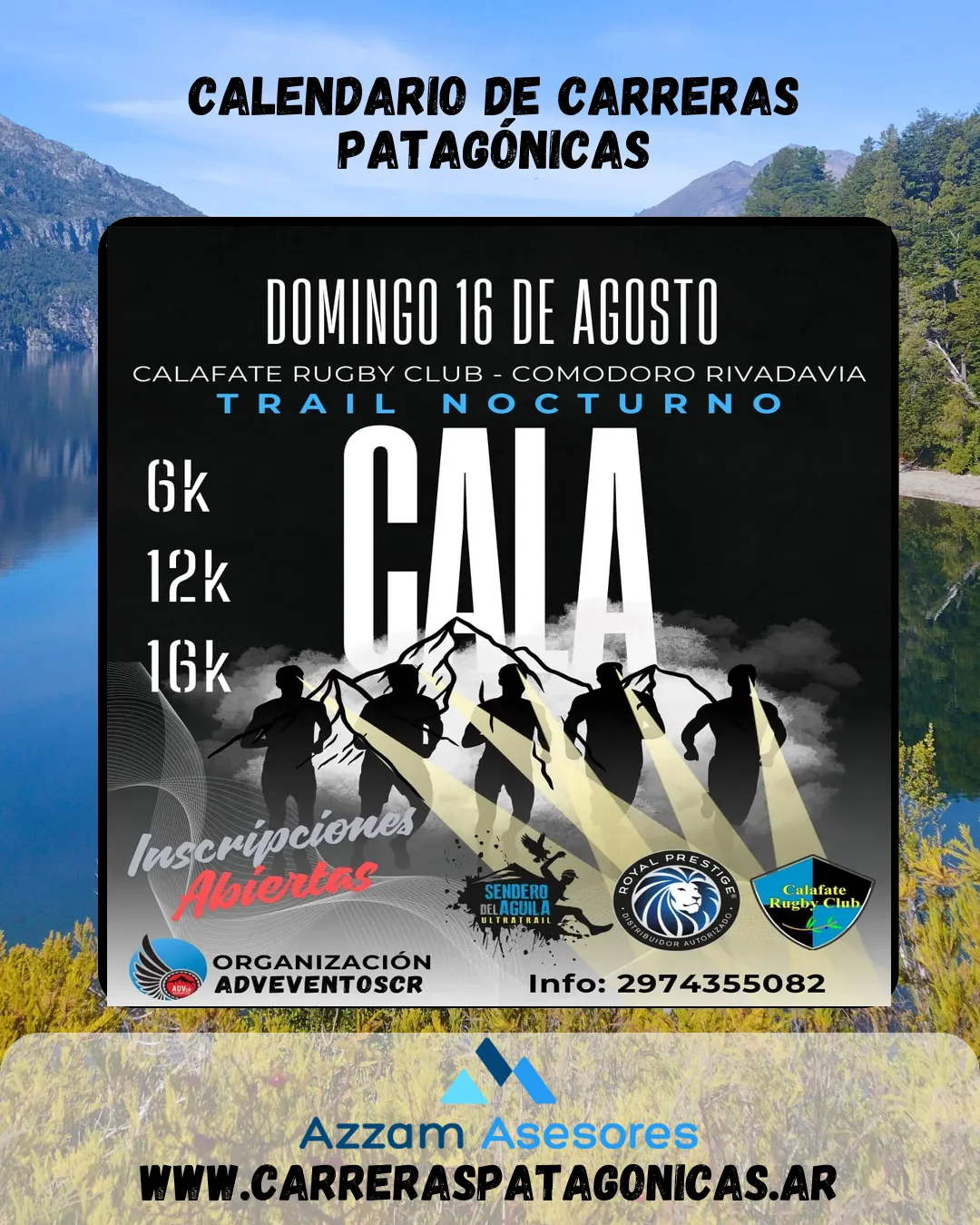 Flyer de Trail Nocturno Cala 2026