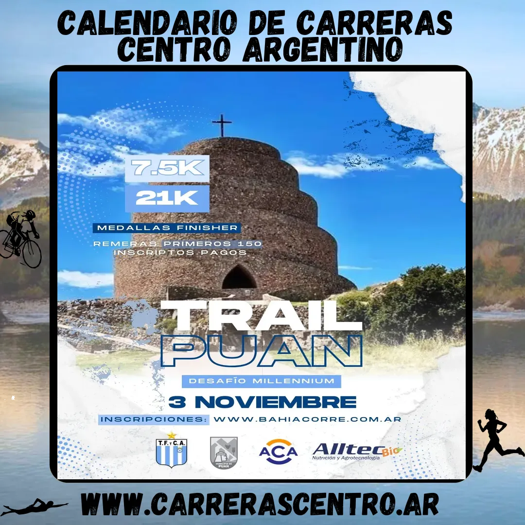 Flyer de Trail Puan 2024