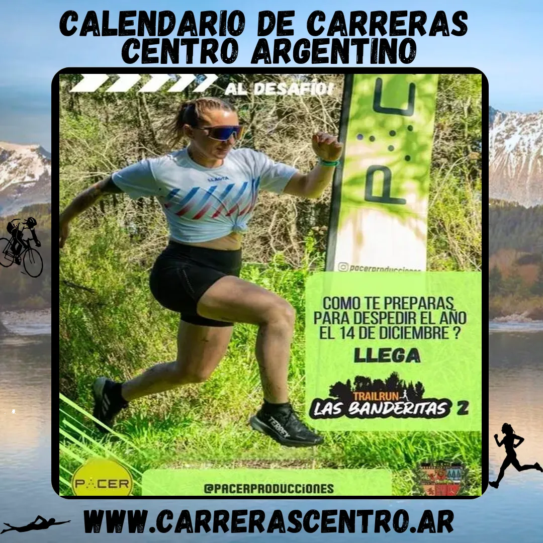 Flyer de Trail Run Las Banderitas 2 2025