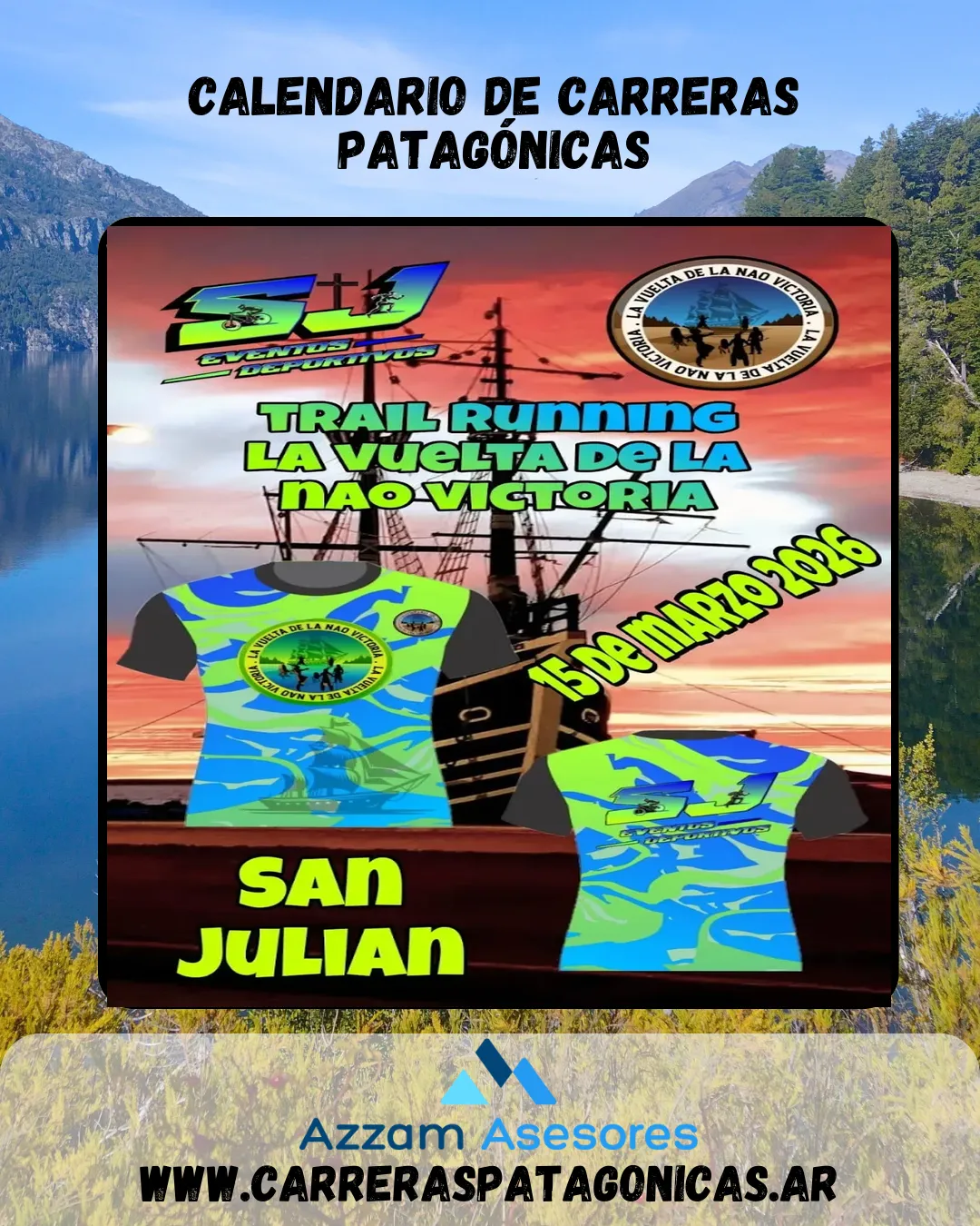 Flyer de Trail Running Vuelta de la Nao Victoria 2026