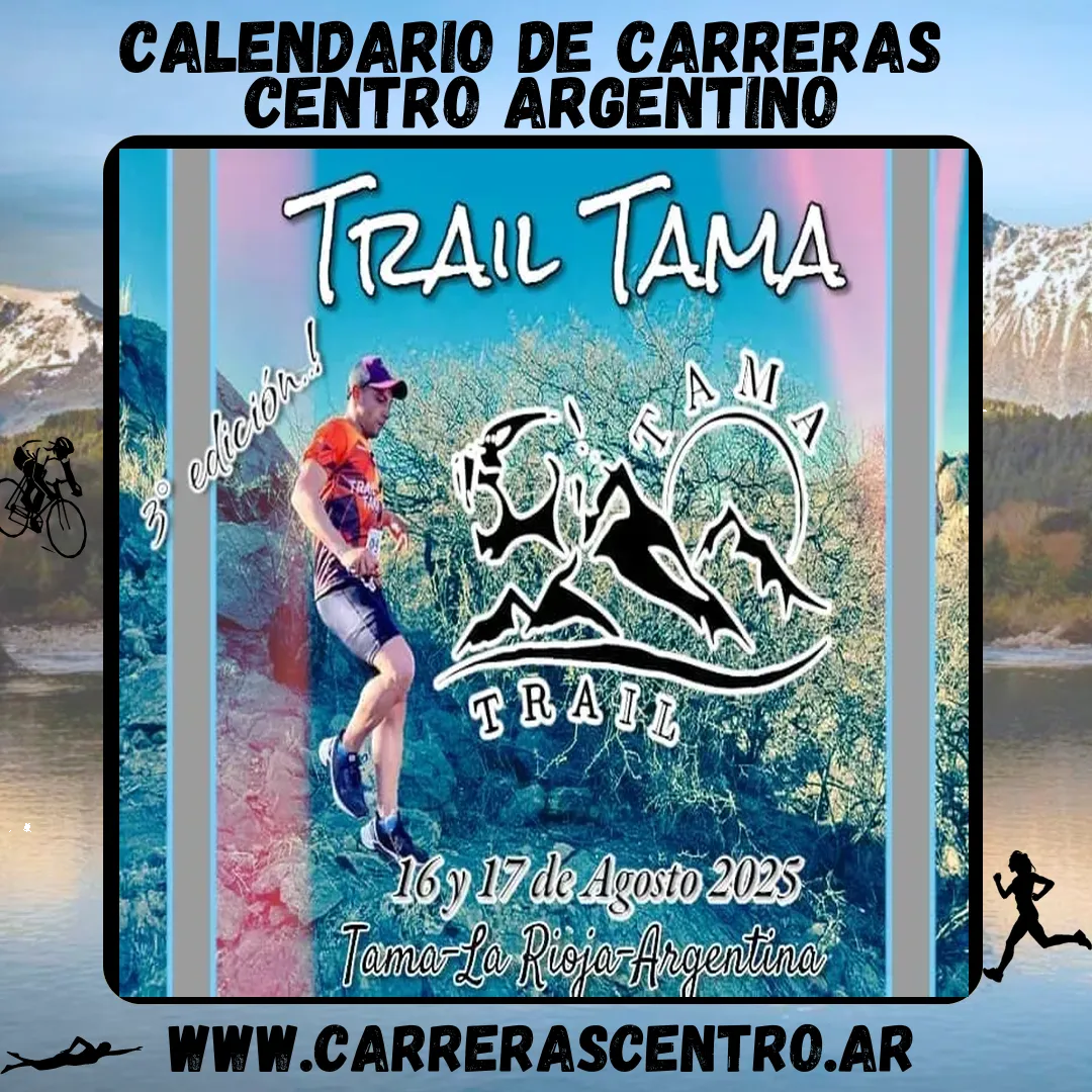 Flyer de Trail Tama 2025