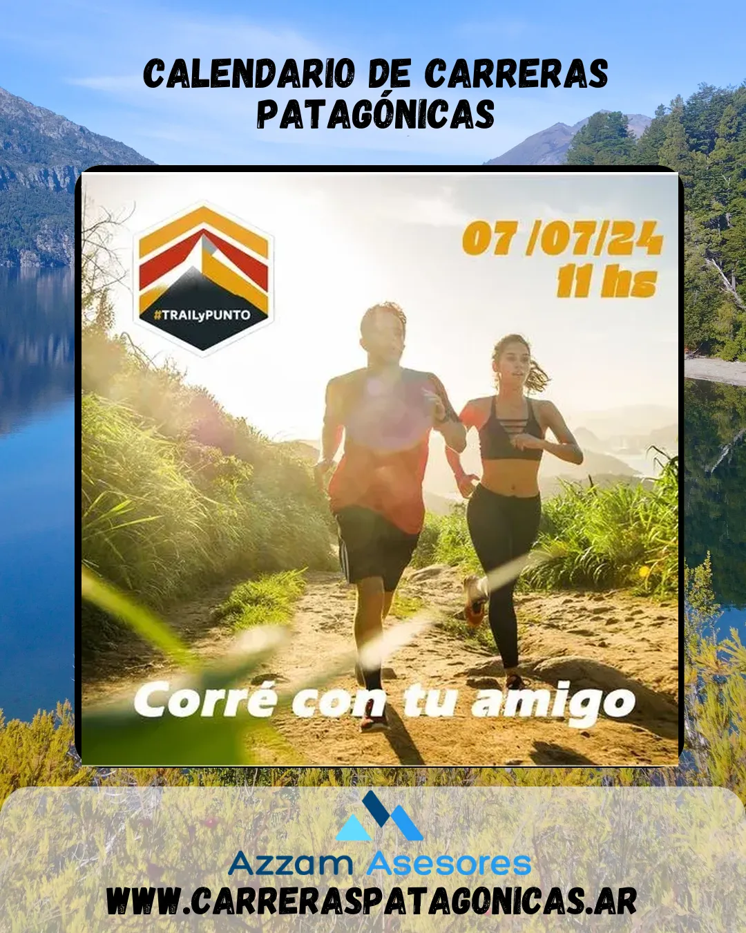Flyer de Trail y Punto 2024