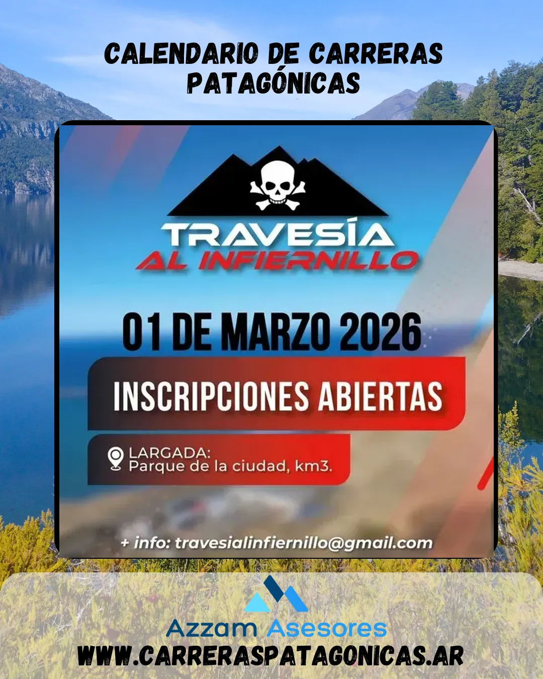 Flyer de Travesía al Infiernillo 2026