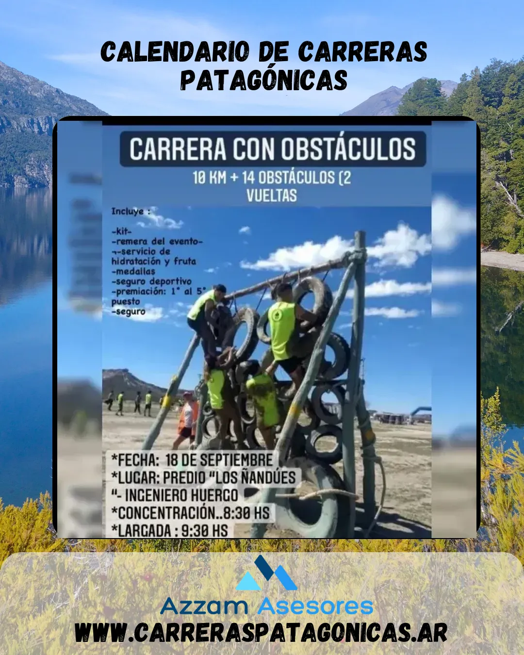 Flyer de TRAVESÍA GLADIADORES 2022