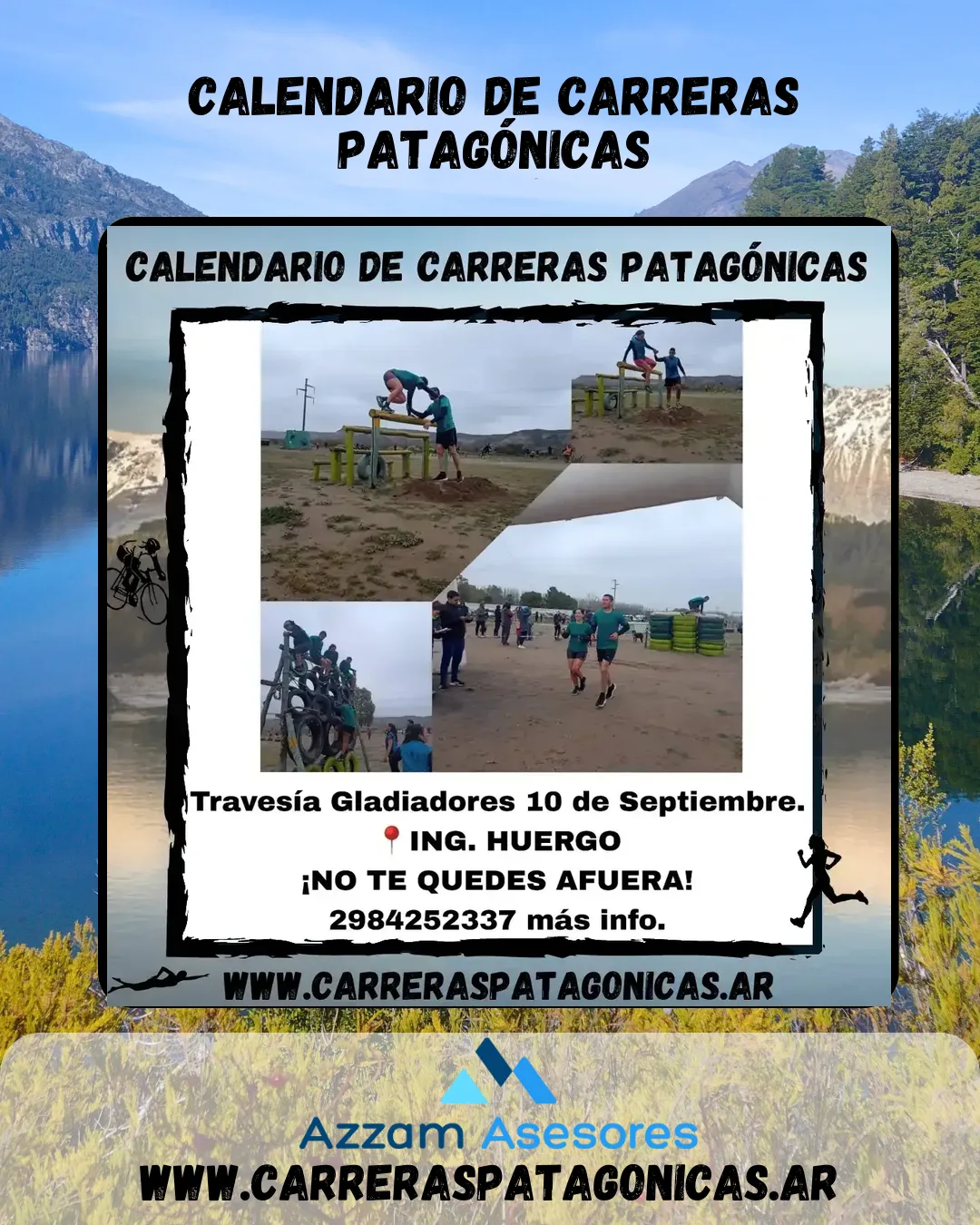 Flyer de TRAVESÍA GLADIADORES 2023
