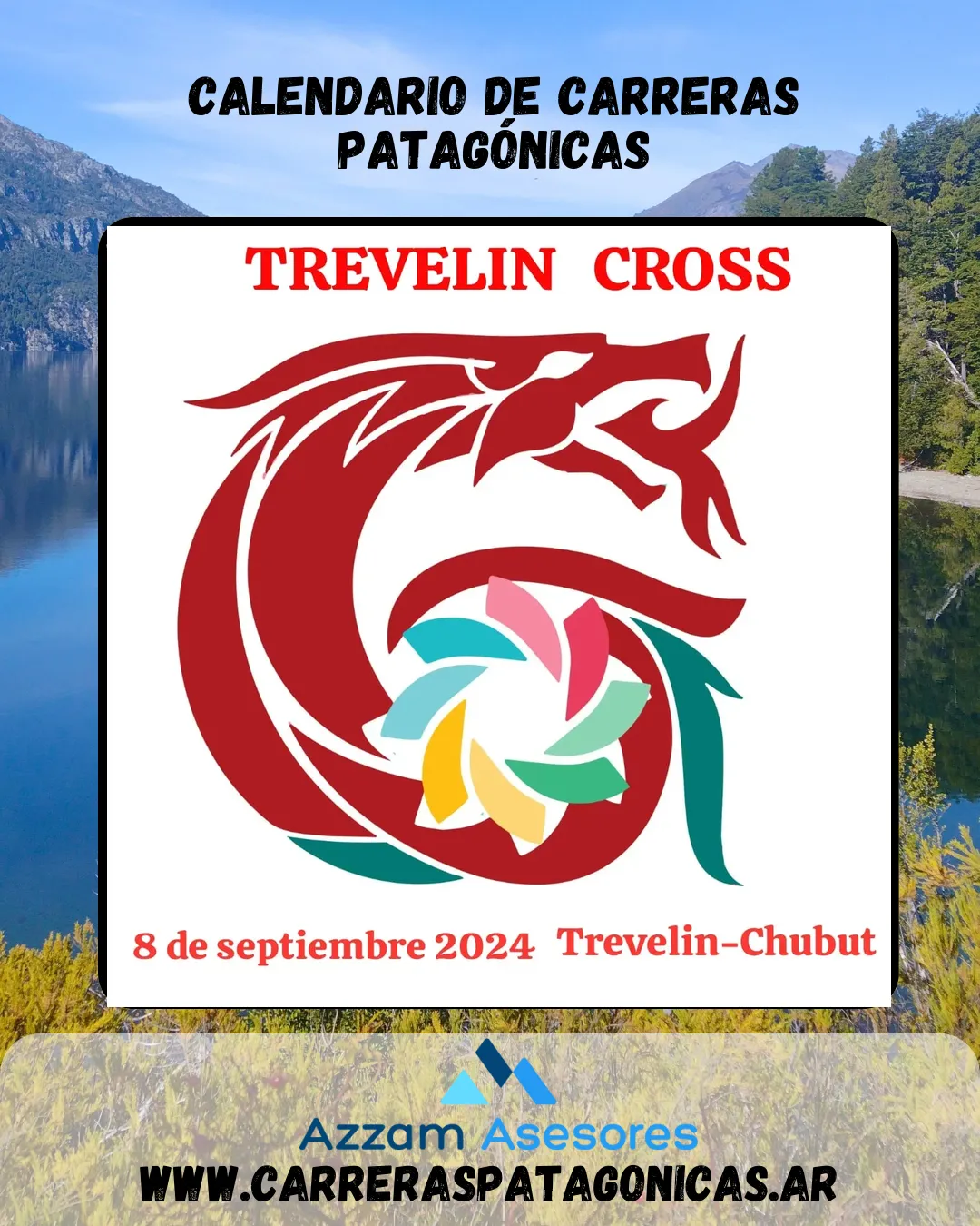 Flyer de Trevelin Cross 2024
