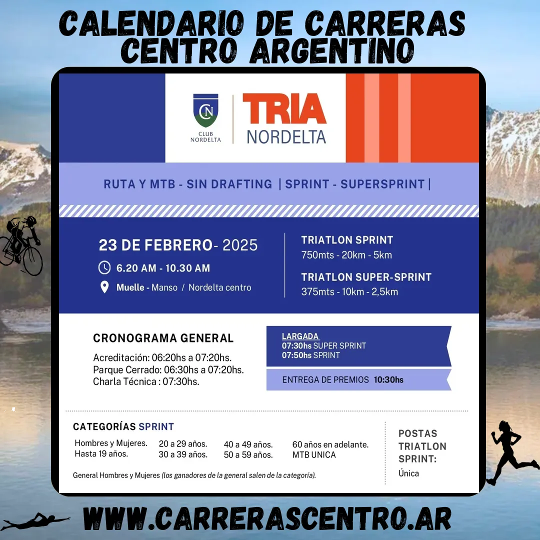 Flyer de Tria Nordelta 2025