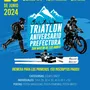 Flyer de Triatlón Aniversario Prefectura 2024