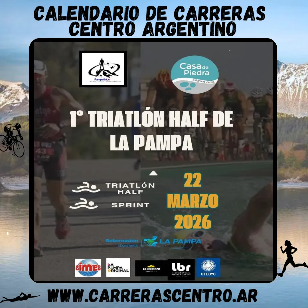 Flyer de Triatlón Atletas de Acero 2026