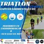 Flyer de Triatlón Capitán Sarmiento 2025