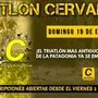 Flyer de Triatlón Cervantes 2025