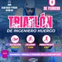 Flyer de Triatlón de Ingeniero Huergo 2026