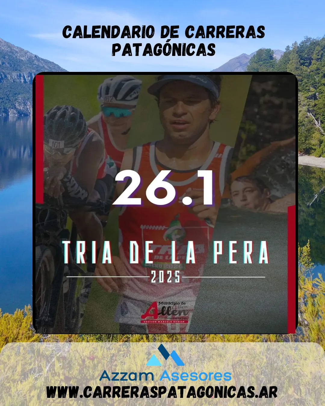 Flyer de Triatlón de la Pera 2025