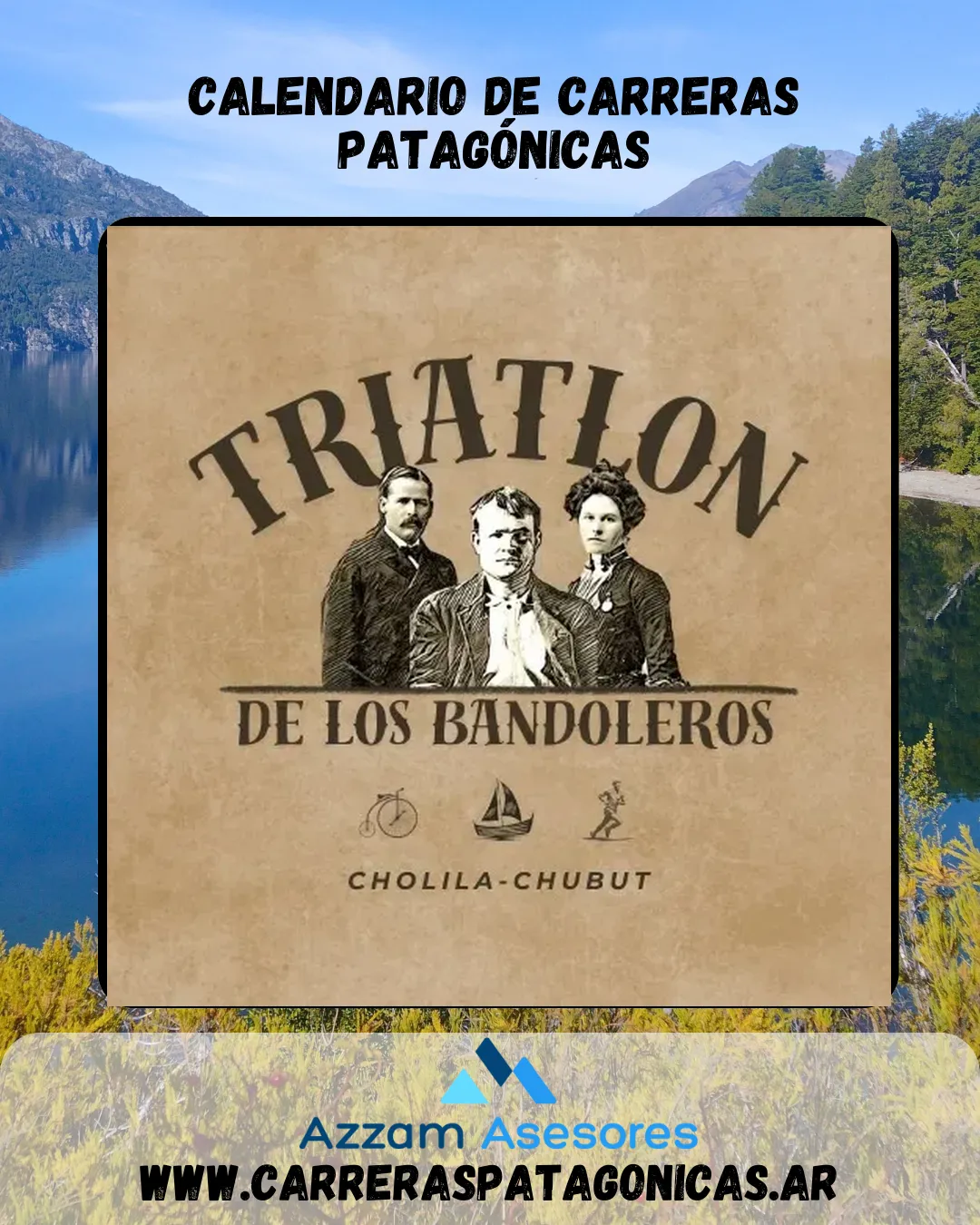 Flyer de Triatlón de los Bandoleros 2025
